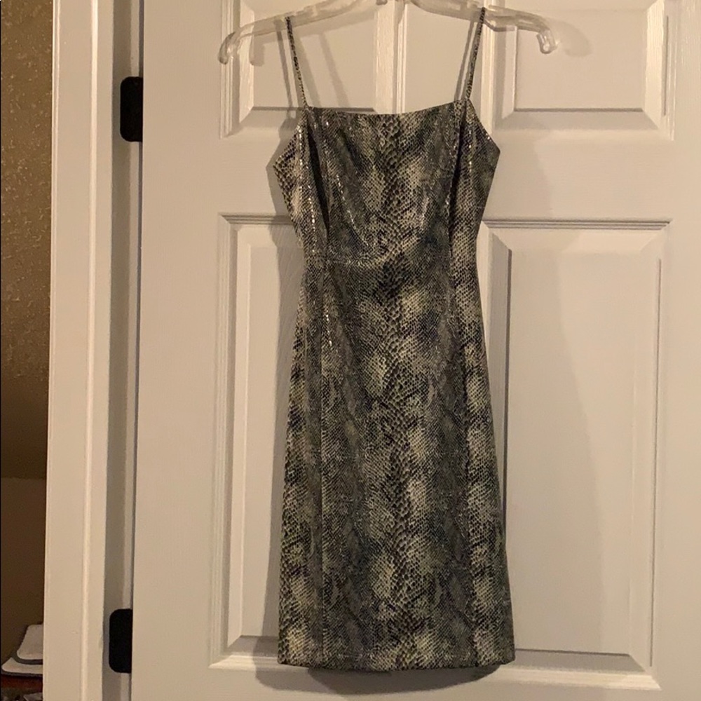 Alchemy New York Snake Print Dress